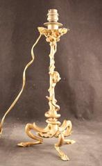 Lampvoet met muis en slang - Lamp - Brons, Antiquités & Art