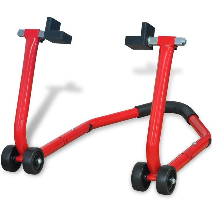 vidaXL Motorfiets achterwiel paddock standaard rood, Auto diversen, Autogereedschap, Nieuw, Verzenden