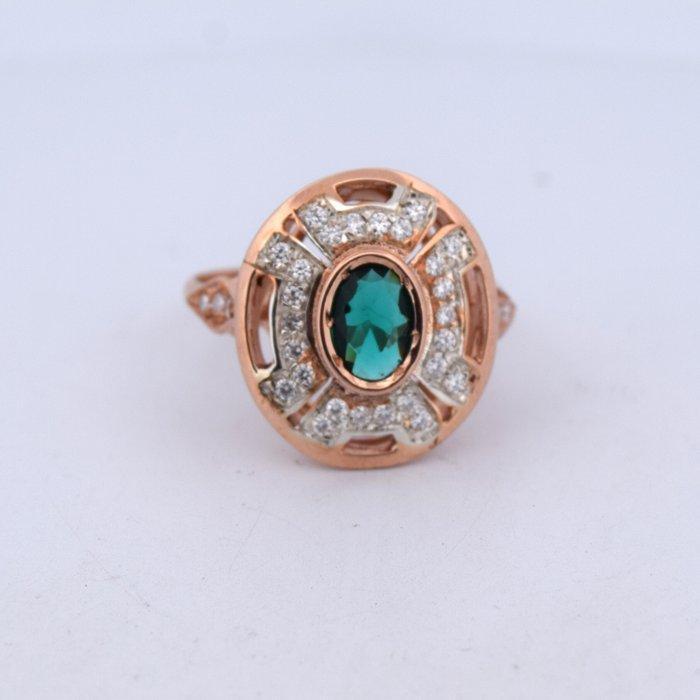 Zonder Minimumprijs - Armring - 9 kt. Roségoud - 1.45ct. tw., Handtassen en Accessoires, Antieke sieraden