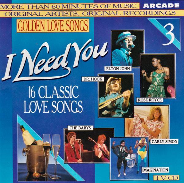 Various - Golden Love Songs Volume 3 - I Need You (16 Classi, CD & DVD, CD | Pop, Envoi