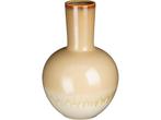 Mica Decorations Holm Vaas - H42 x Ø28 cm - Keramiek - Crème, Huis en Inrichting, Woonaccessoires | Vazen, Verzenden, Nieuw
