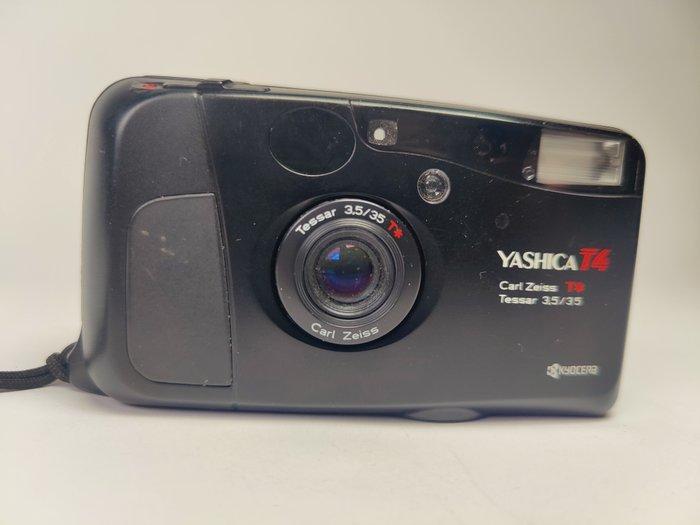 Yashica, Kyocera T4 met Carl Zeiss Tessar 3,5/35mm | Analoge, Audio, Tv en Foto, Fotocamera's Analoog