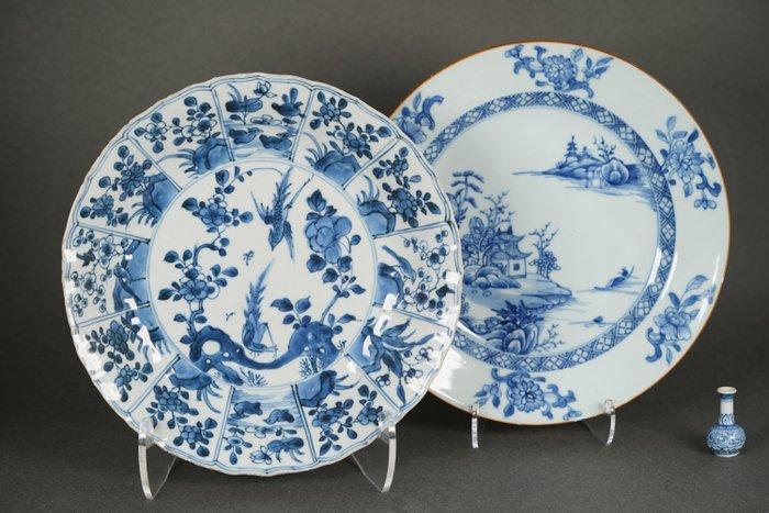 Kangxi (1662-1722) - Schotel - Birds, Ducks and Pavilion in, Antiek en Kunst, Antiek | Overige Antiek