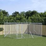 vidaXL Hondenkennel voor buiten 4x4x2 m gegalvaniseerd staal, Dieren en Toebehoren, Verzenden, Nieuw