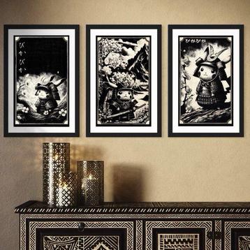 Æ (XX-XXI) - (Set of 3) - Pikachu Samurai Saga (2025) -