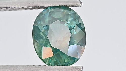Sans Prix de Réserve - 1 pcs Bleu, Vert Saphir - 4.24 ct -, Handtassen en Accessoires, Edelstenen
