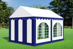 Partytent 3x4  PVC - Premium | Blauw / wit, Nieuw, Minder dan 5 meter, Verzenden, Minder dan 4 meter