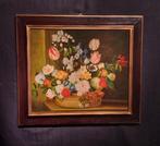 Franse school (XX) - Natura morta di fiori, Antiek en Kunst
