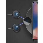 Qi Universele Draadloze Oplader 10W LED Display Wireless, Telecommunicatie, Mobiele telefoons | Batterijen en Accu's, Verzenden
