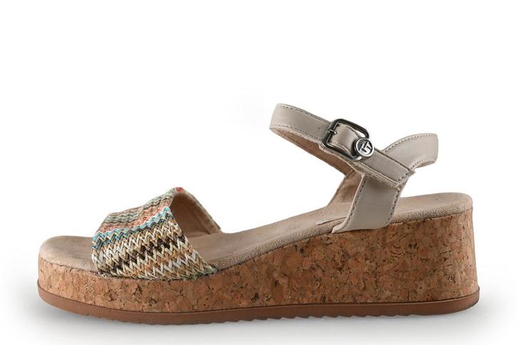 Tom Tailor Sleehakken in maat 38 Beige, Kleding | Dames, Schoenen, Beige, Zo goed als nieuw, Schoenen met hoge hakken, Verzenden