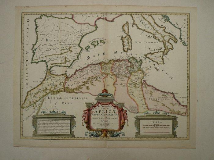 Afrika - Marokko / Algerije / Tunesië / Libië / Malta; J.B., Boeken, Atlassen en Landkaarten