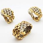 Ensemble de bijoux 2 pièces - 18 carats Or jaune, Or blanc -