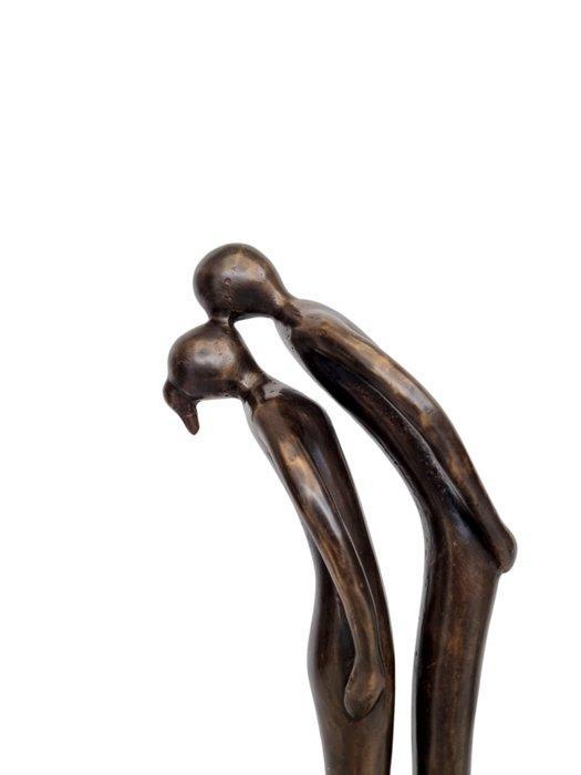 Beeldje - A couple in love - Brons, Antiek en Kunst, Kunst | Designobjecten