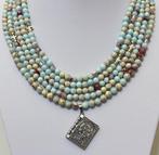 Jaspe Laguna Azul met Heilige Bijbel en Vierkante, Antiek en Kunst