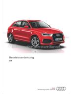 2015 AUDI Q3 INSTRUCTIEBOEKJE DUITS, Autos : Divers, Modes d'emploi & Notices d'utilisation