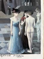 Paul Delvaux - Le Tunnel - Jaren 1980, Antiek en Kunst