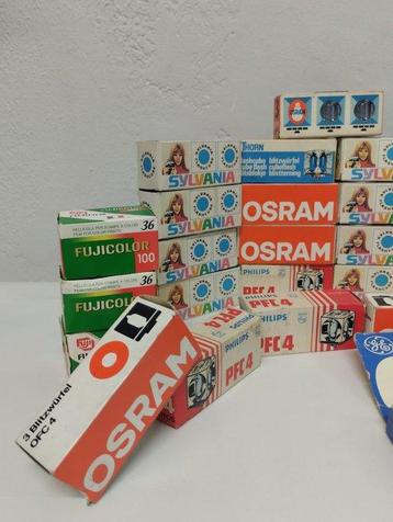Fuji, Philips, Osram, Sylvania 46 pacchetti Flash lampade e