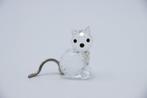 Figuur - Swarovski - Kat Zittend (Boxed) - Kristal, Antiek en Kunst