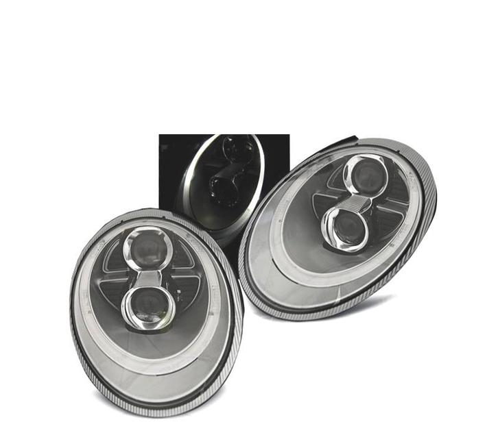 Phares Pour Porsche Carrera 997 04-09 AngelS Eyes Fond Gris, Auto-onderdelen, Verlichting, Verzenden
