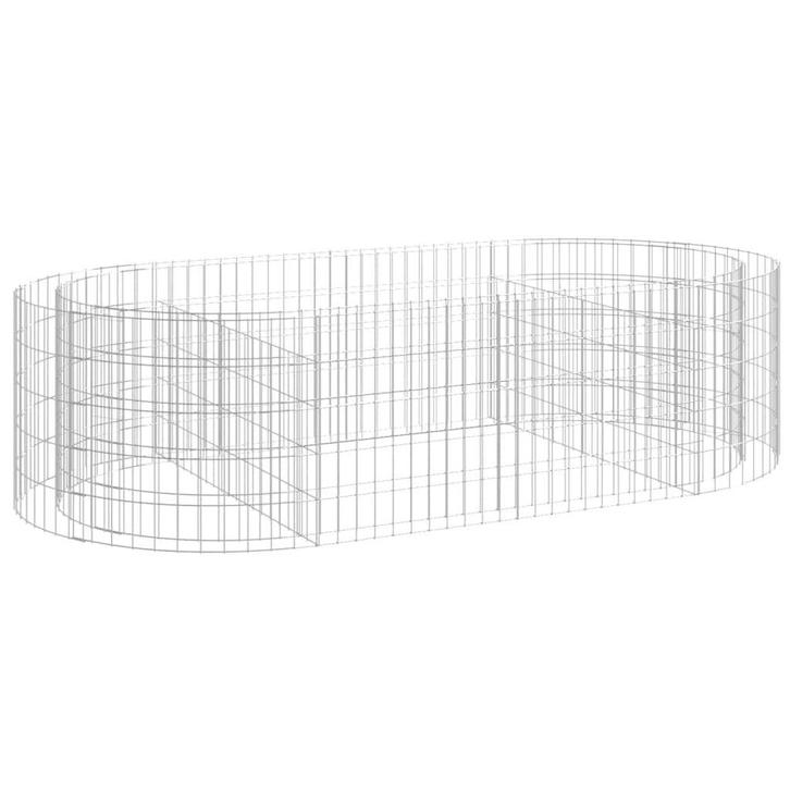 Gabion plantenbak 200x100x50cm | Retour Deal | 56% Korting!, Tuin en Terras, Bloembakken en Plantenbakken, 30 tot 60 cm, 100 cm of meer