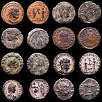 Romeinse Rijk. Lot comprising eight (8) coins: III-IV, Postzegels en Munten