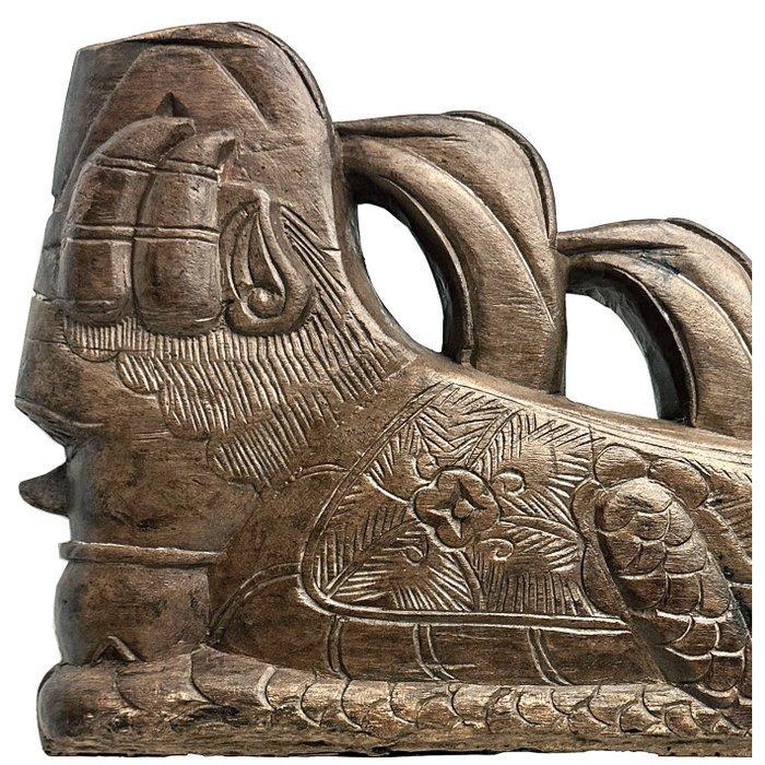 2 Singa huisdecoraties - Batak - Indonesië, Antiek en Kunst, Kunst | Niet-Westerse kunst