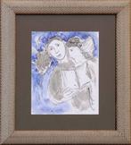 Marc Chagall (1887-1985) - Lettres dhivernage (paire), Antiek en Kunst