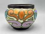 C.M. Bergen - Bloempot - Keramiek - Kleurrijke Art Deco, Antiek en Kunst