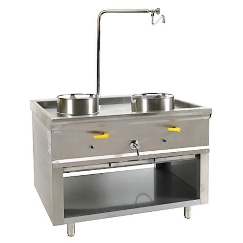 Wokfornuis | ASIA IV | Gas | 2 Branders (2x 20/25/35kW) |, Zakelijke goederen, Horeca | Keukenapparatuur, Nieuw in verpakking
