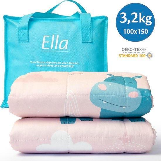 2dekans | EL-Life Verzwaringsdeken Kind 3,2kg - 100 x 150cm, Huis en Inrichting, Slaapkamer | Beddengoed, Ophalen of Verzenden