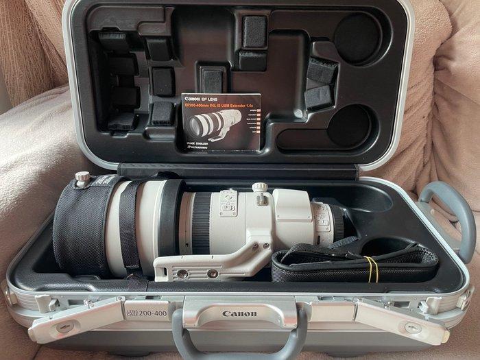 Canon EF 200-400mm f/4L IS USM Extender 1.4x Zoomlens, Audio, Tv en Foto, Fotocamera's Analoog