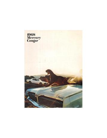 1968 MERCURY COUGAR BROCHURE ENGELS (USA), Nieuw