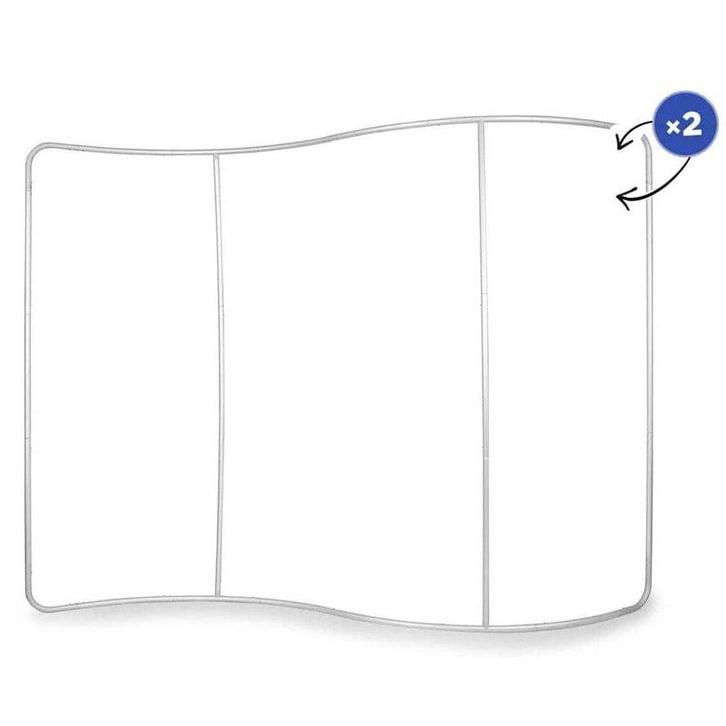 Beurswand | ATLANTIS S | Dubbelzijdig | Incl. Draagtas |, Zakelijke goederen, Horeca | Keukenapparatuur, Nieuw in verpakking, Verzenden