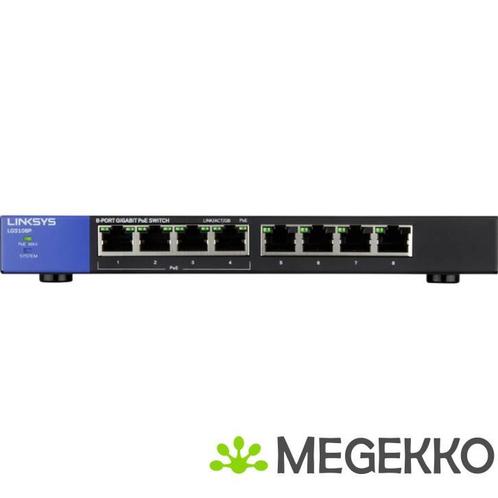 Linksys Unmanaged Gigabit Switch PoE+ 8-port (50W), Computers en Software, Overige Computers en Software, Nieuw, Verzenden