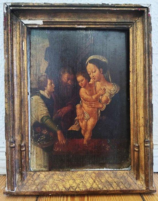 Bernard van Orley (1487-1541) - The Holy Family with Saint, Antiquités & Art, Art | Peinture | Classique