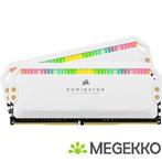 Corsair DDR5 Dominator Platinum RGB 2x16GB 6200 White, Computers en Software, Verzenden, Nieuw