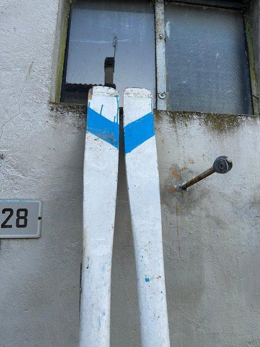 Roeispanen en peddels (2) - Hout, Messing - Remi da, Antiek en Kunst, Curiosa en Brocante