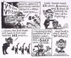 Pentekening Amerika - Overwinning (lijst optie, Tekeningen), Antiek en Kunst, Verzenden