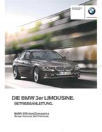 2013 BMW 3 SERIE SEDAN INSTRUCTIEBOEKJE DUITS, Ophalen of Verzenden