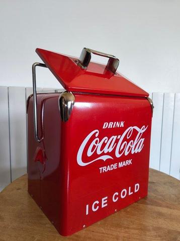 Réfrigérateur - Métal - Fût vintage de Coca-Cola