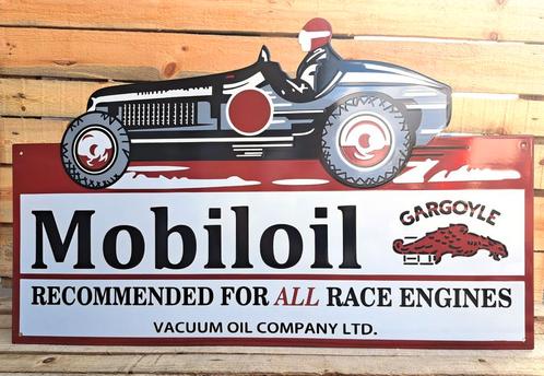 Big enamel Mobiloil sign, Verzamelen, Merken en Reclamevoorwerpen, Verzenden