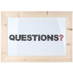 Whiteboard Steigerhout Blank 50x70cm, Verzenden, Nieuw