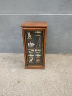 Bibliothèque - Meuble pour CD nautique - Bois, Cristal
