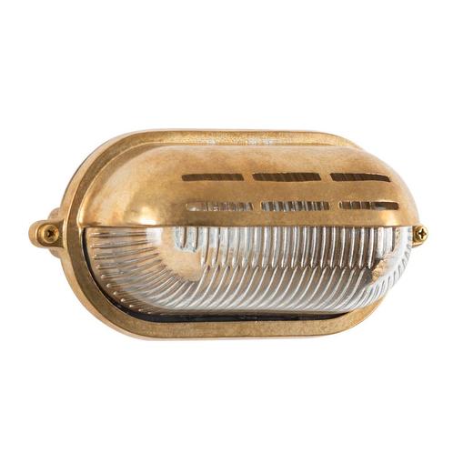 Scheepslampen & Maritiem Gulf 2 Scheepslamp Messing, Tuin en Terras, Buitenverlichting, Verzenden