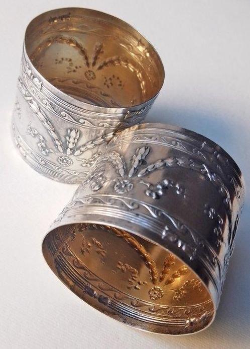Rond de serviette - Argent 800, Antiek en Kunst, Antiek | Zilver en Goud