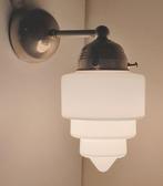 GISO (Gispen) - Lampe murale - Opaline, Nikkel