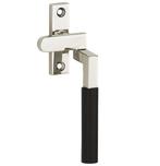 Raamboom Met sluitplaat rechts Bauhaus ebben glans nikkel, Klink of Kruk