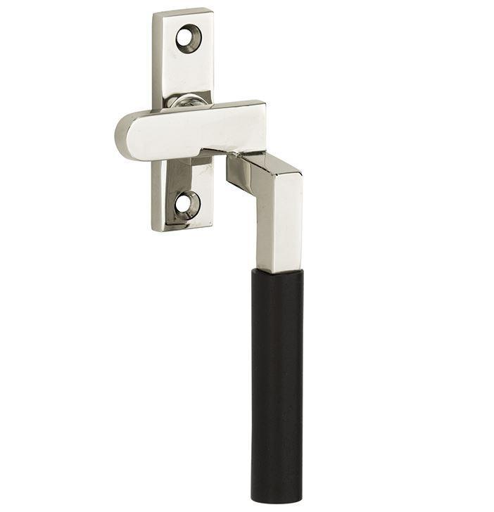 Raamboom Met sluitplaat rechts Bauhaus ebben glans nikkel, Doe-het-zelf en Bouw, Hang- en Sluitwerk, Klink of Kruk, Nieuw, Overige materialen