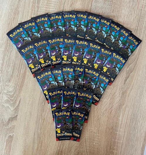Pokémon - 30 Booster pack - TRICK OR TRADE BOOSTER 2024, Hobby en Vrije tijd, Verzamelkaartspellen | Pokémon