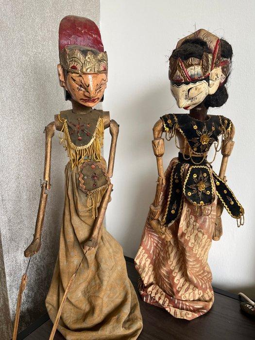 Wayang golek (2) - Hout, Antiek en Kunst, Kunst | Niet-Westerse kunst
